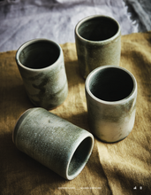 Load image into Gallery viewer, Green Ceramic Tumbler by Alice Passingham
