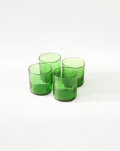 Load image into Gallery viewer, Handblown Green Tumbler Glass
