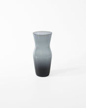 Load image into Gallery viewer, Mid Century Smoked Glass Vase. Shop the range of hand sourced ceramics and glassware by Rebecca Arts online.