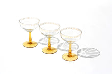 Load image into Gallery viewer, Frosted Glass Champagne Coupes

