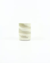 Load image into Gallery viewer, Off White Ceramic Neriage Tumbler by Sam Andrew. Shop the range of hand sourced ceramics and glassware by Rebecca Arts online.