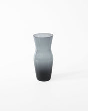 Load image into Gallery viewer, Mid Century Smoked Glass Vase. Shop the range of hand sourced ceramics and glassware by Rebecca Arts online.
