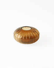 Load image into Gallery viewer, Amber Disk Vase. Shop the range of hand sourced ceramics and glassware by Rebecca Arts online.
